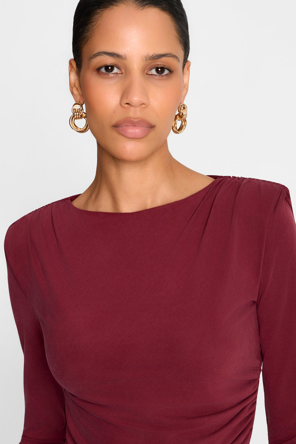 Longsleeve Miss Polly Burgundy