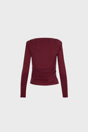 Longsleeve Miss Polly Burgundy