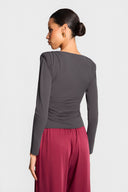 Longsleeve Miss Polly Grey