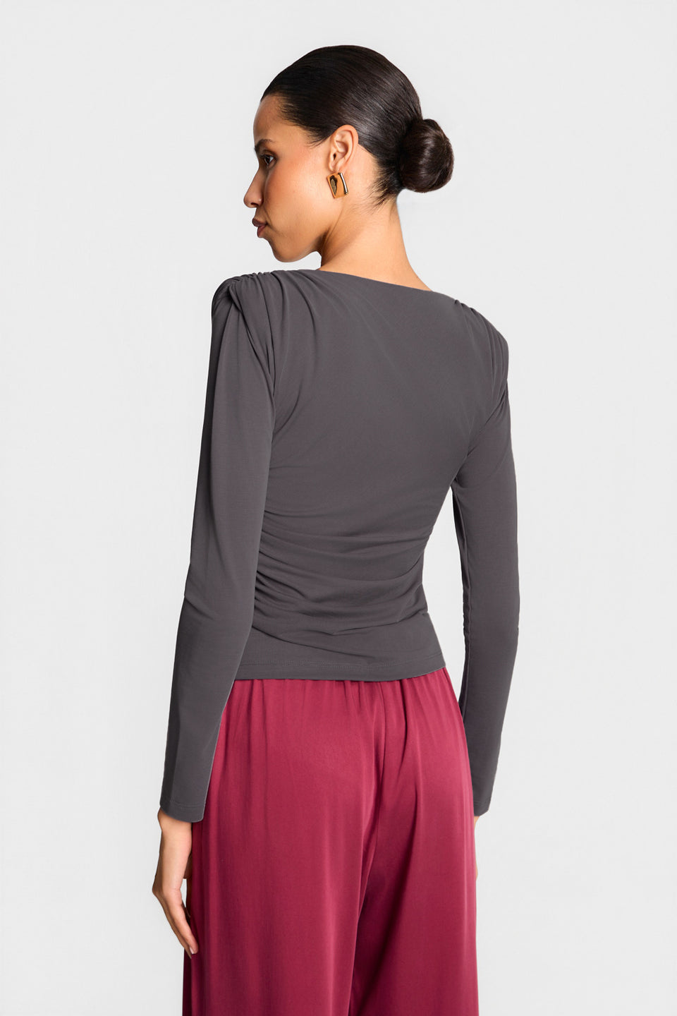 Longsleeve Miss Polly Grey