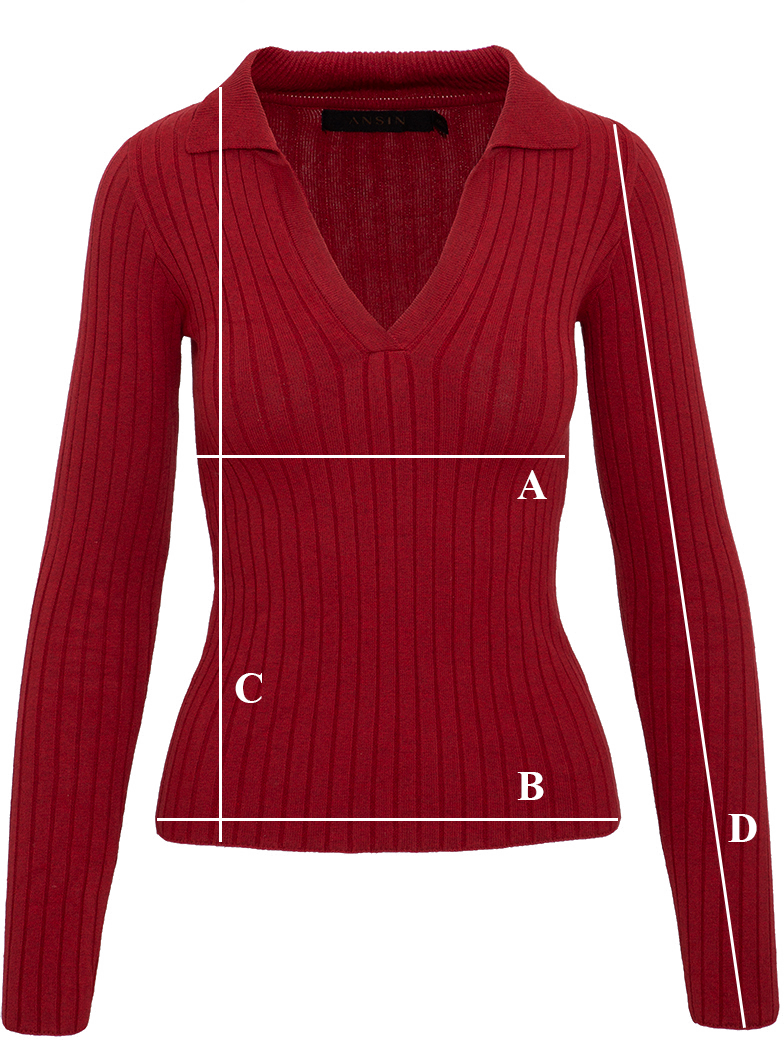 Longsleeve Miss Polo Raspberry Red