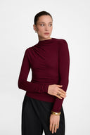 Longsleeve Miss Sculptural Burgundy