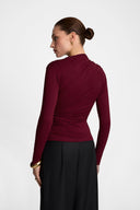 Longsleeve Miss Sculptural Burgundy