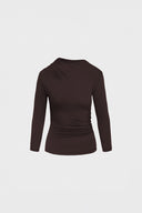 Longsleeve 3/4 Miss Sculptural Dark Chocolate