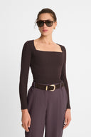 Longsleeve Miss Caro Dark Chocolate