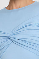 Longsleeve Miss Draped Light Blue
