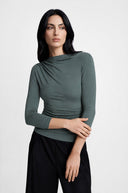 Longsleeve 3/4 Miss Sculptural Olive