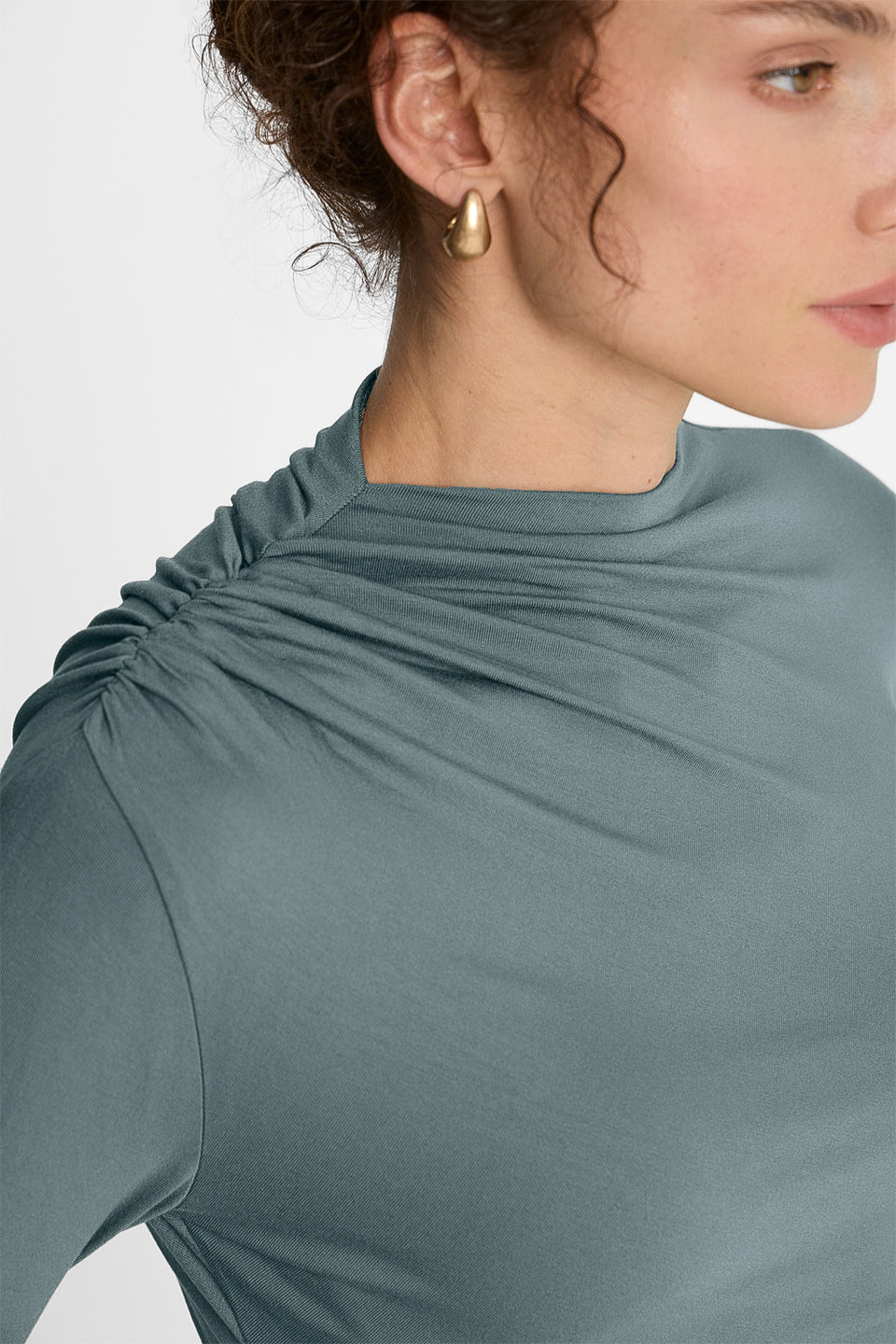 Longsleeve 3/4 Miss Sculptural Olive