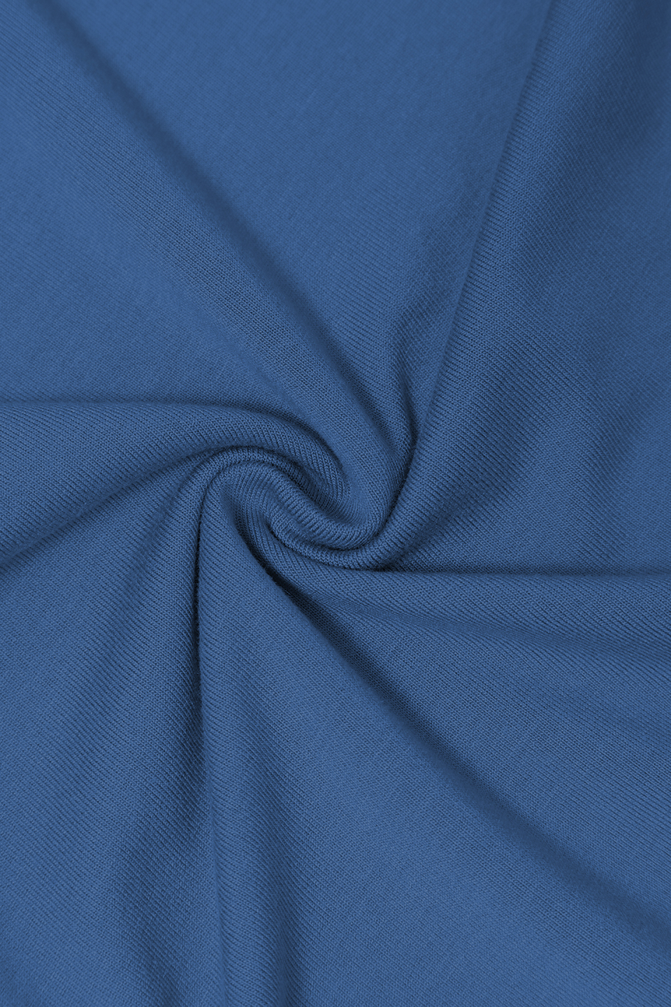Miss Sculptural Vintage Blue Long-Sleeved Top