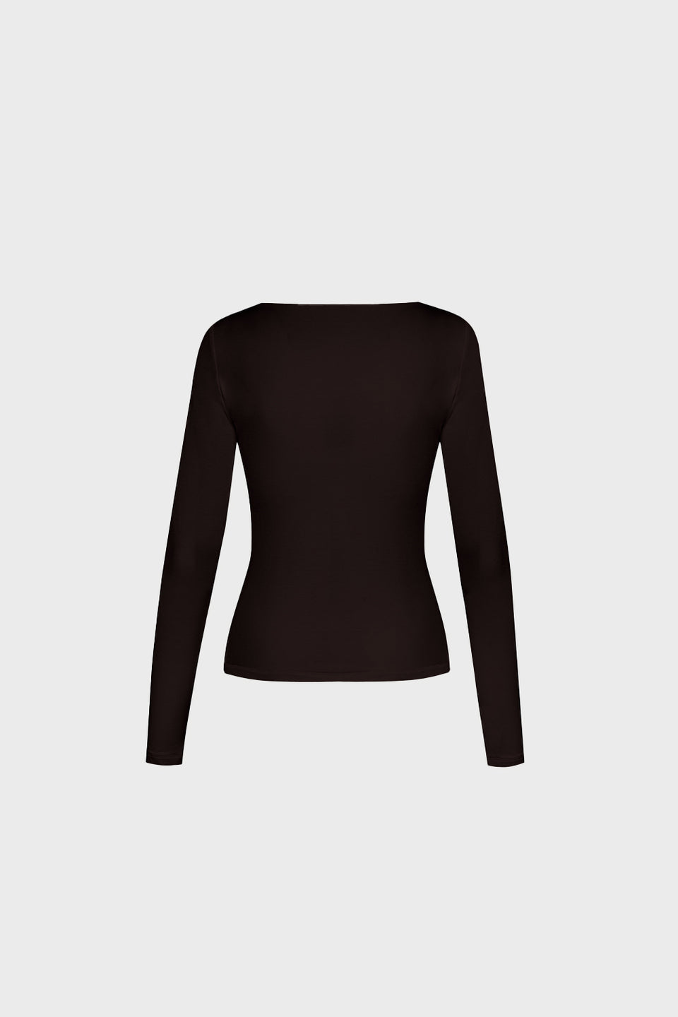 Miss Sway Chocolate Long-Sleeved Top