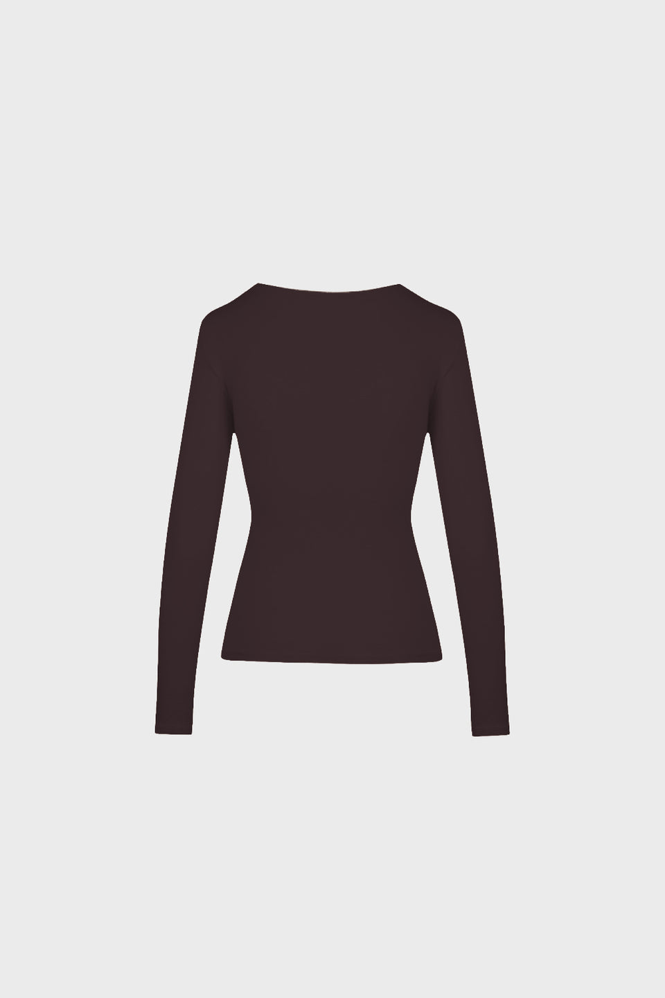 Miss Walles Chocolate Long-sleeved Top