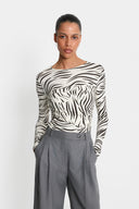Longsleeve Miss Walles Print