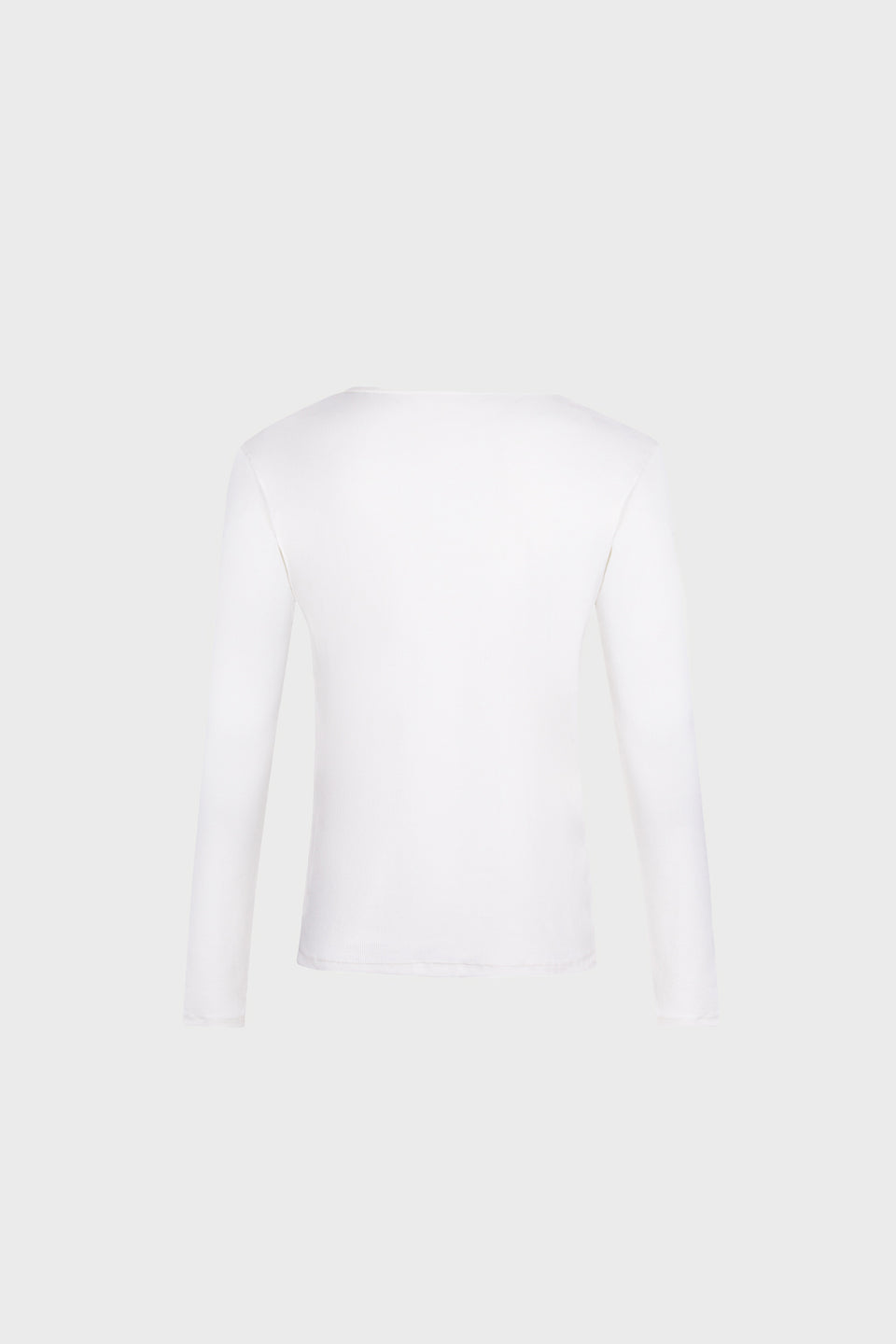 Mr Axis Off White Long-Sleeved Top