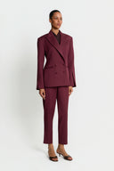 Miss Meryl Burgundy Blazer