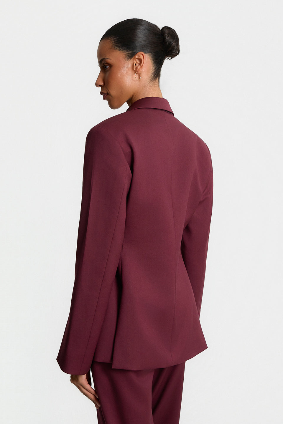 Miss Meryl Burgundy Blazer