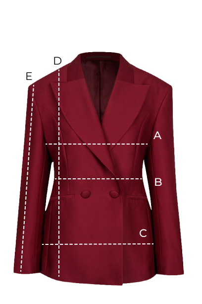 Marynarka Miss Carmen Burgundy