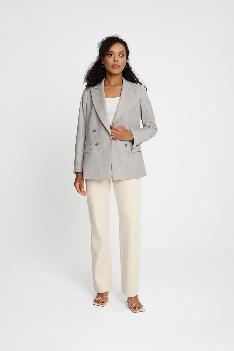 Miss Sophisticated Grey Blazer