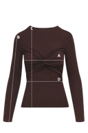 Longsleeve Miss Draped Olive