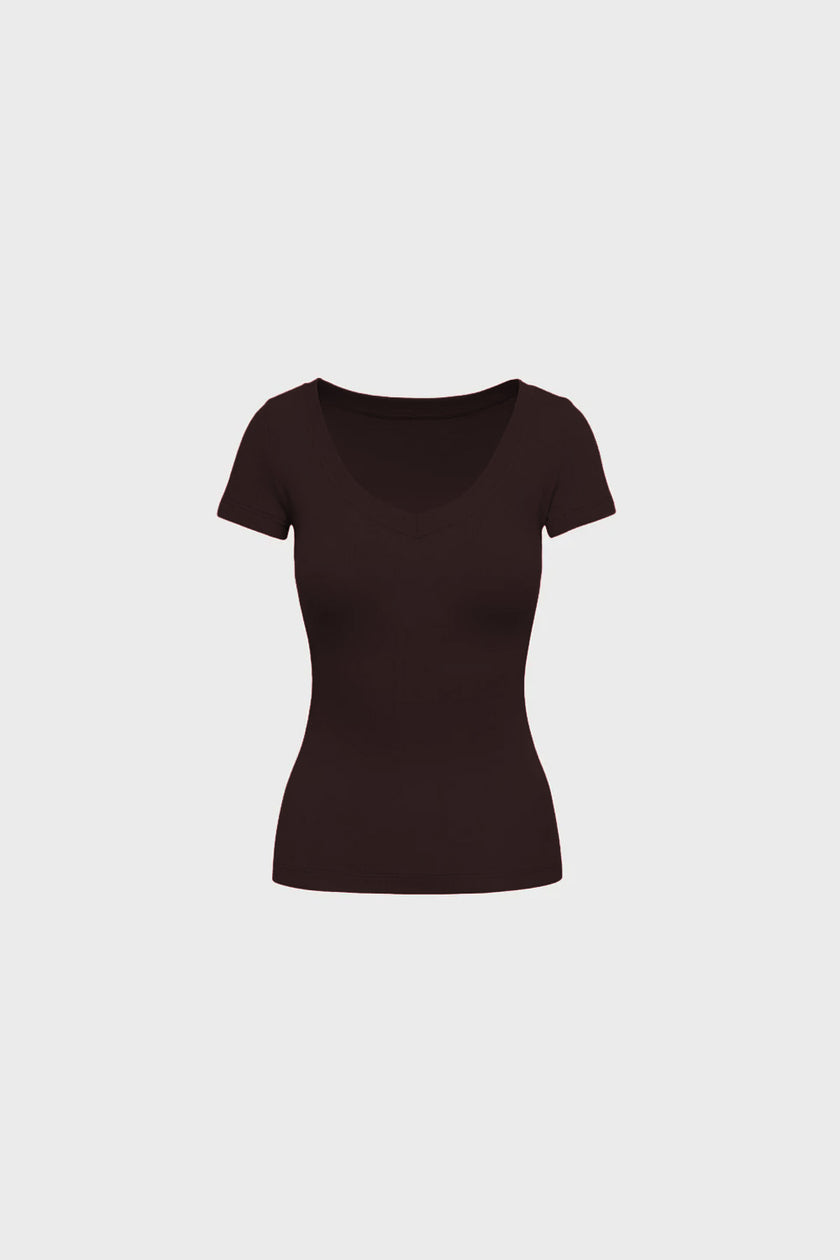 T-shirt Miss Womanly Dark Chocolate