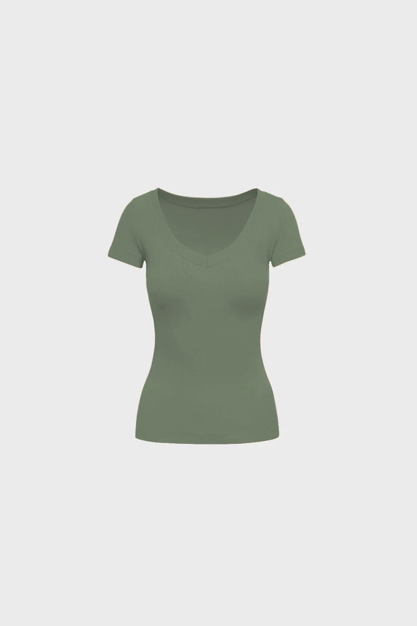 T-shirt Miss Womanly Green
