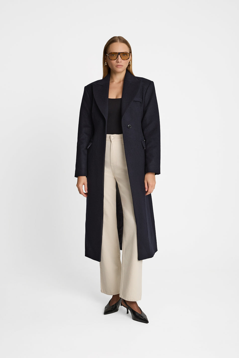 Miss Classic Navy Coat
