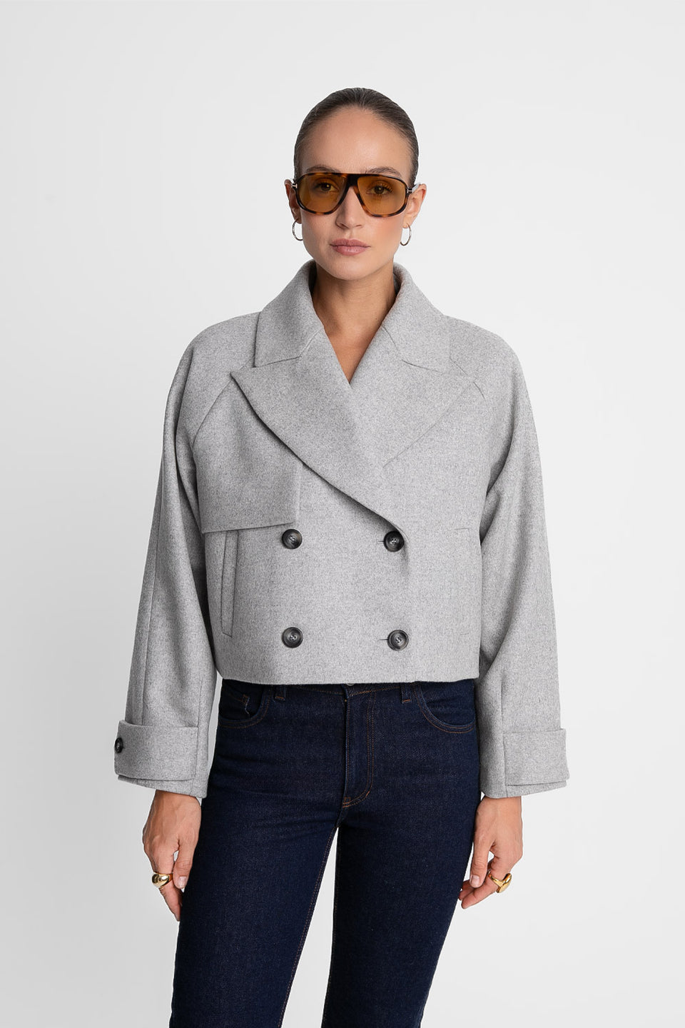 Kurtka Miss Decency Light Grey