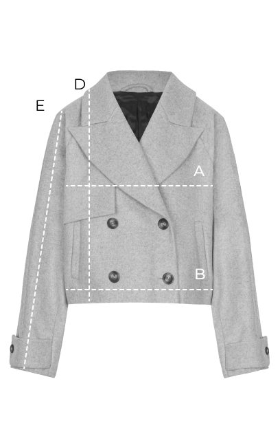 Kurtka Miss Decency Light Grey