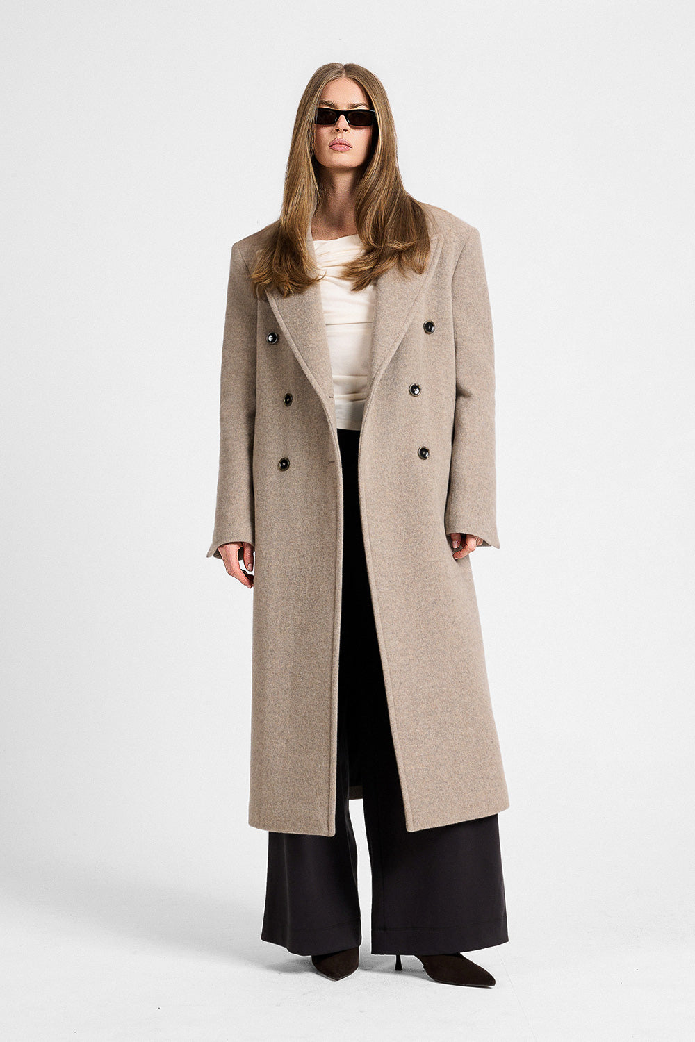 Miss Charly Taupe Coat