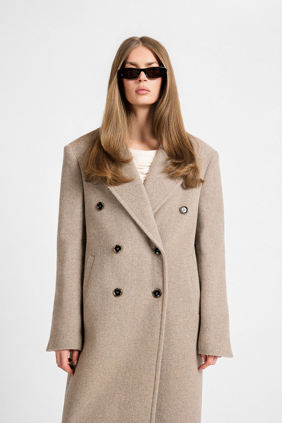 Miss Charly Taupe Coat