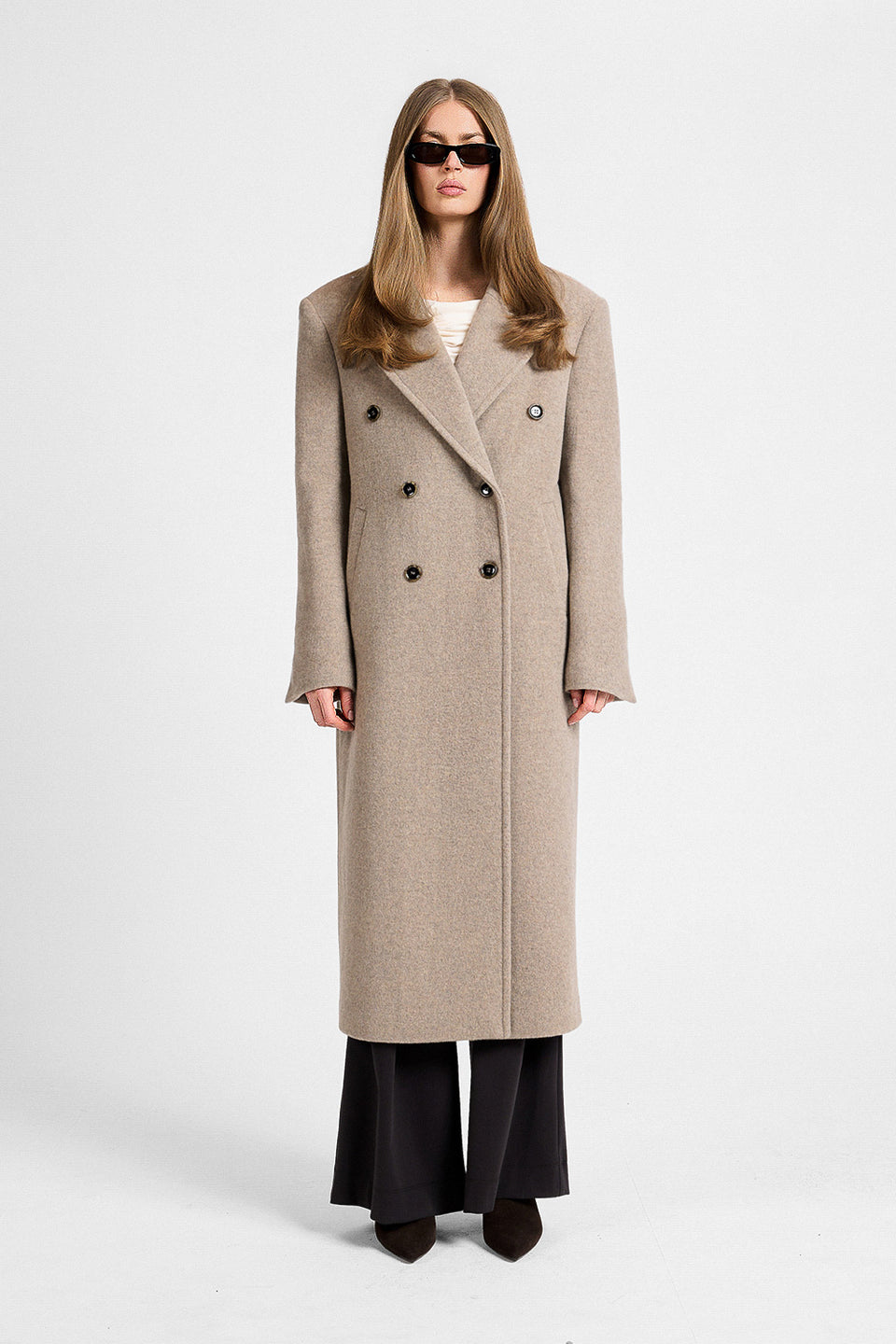 Miss Charly Taupe Coat