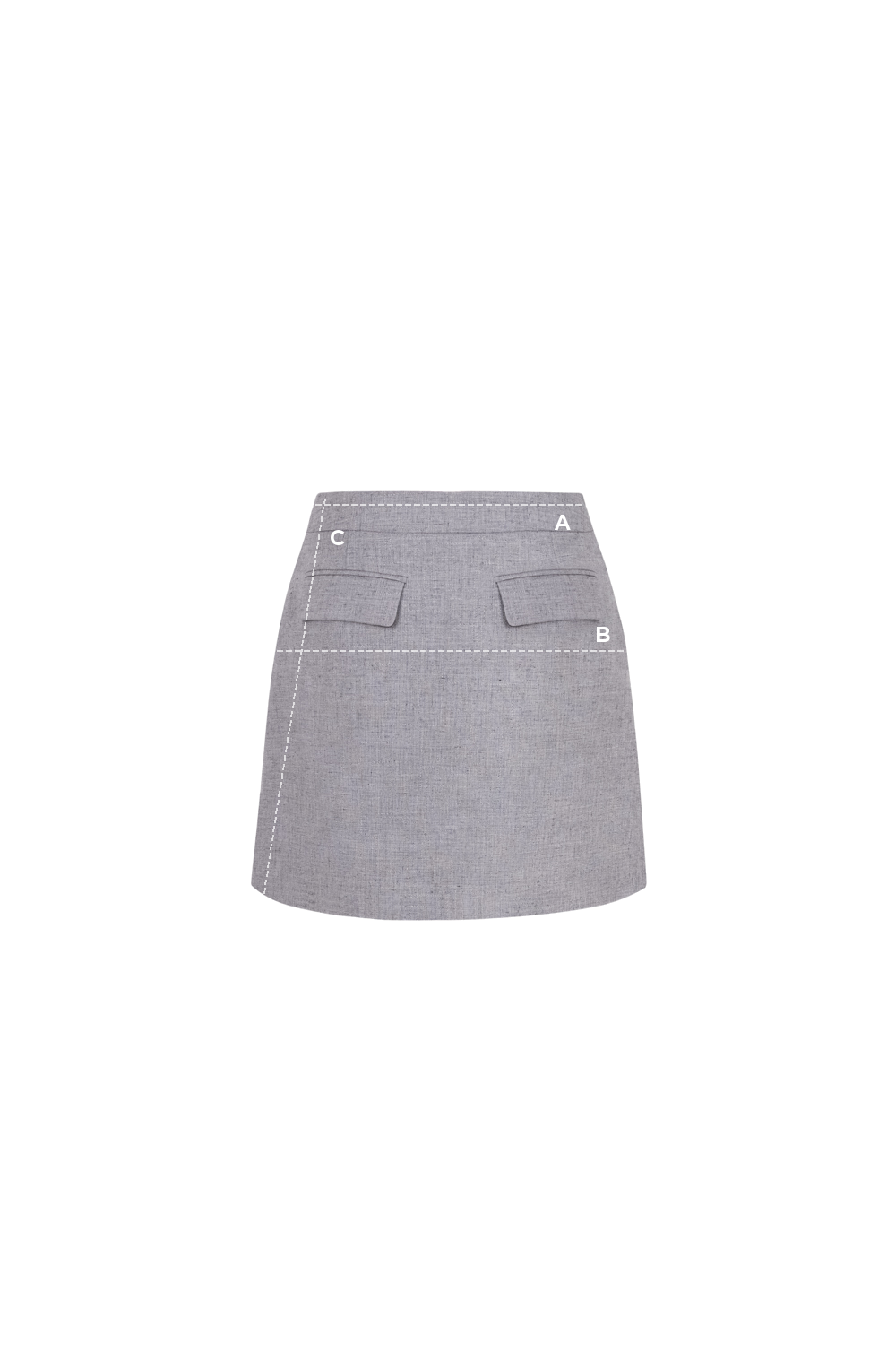 Miss Cassel Grey Skirt