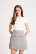 Miss Cassel Grey Skirt