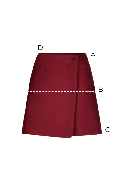 Spódnica Miss Carmen Burgundy