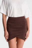 Miss Flavia Chocolate Skirt