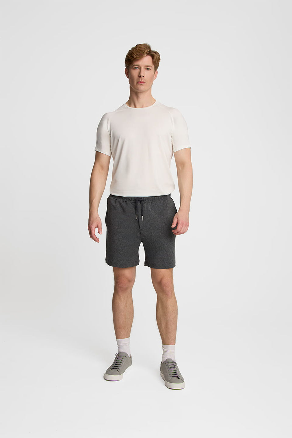 Mr Edge Shorts – Melange Grey