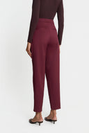 Miss Meryl Burgundy Trousers