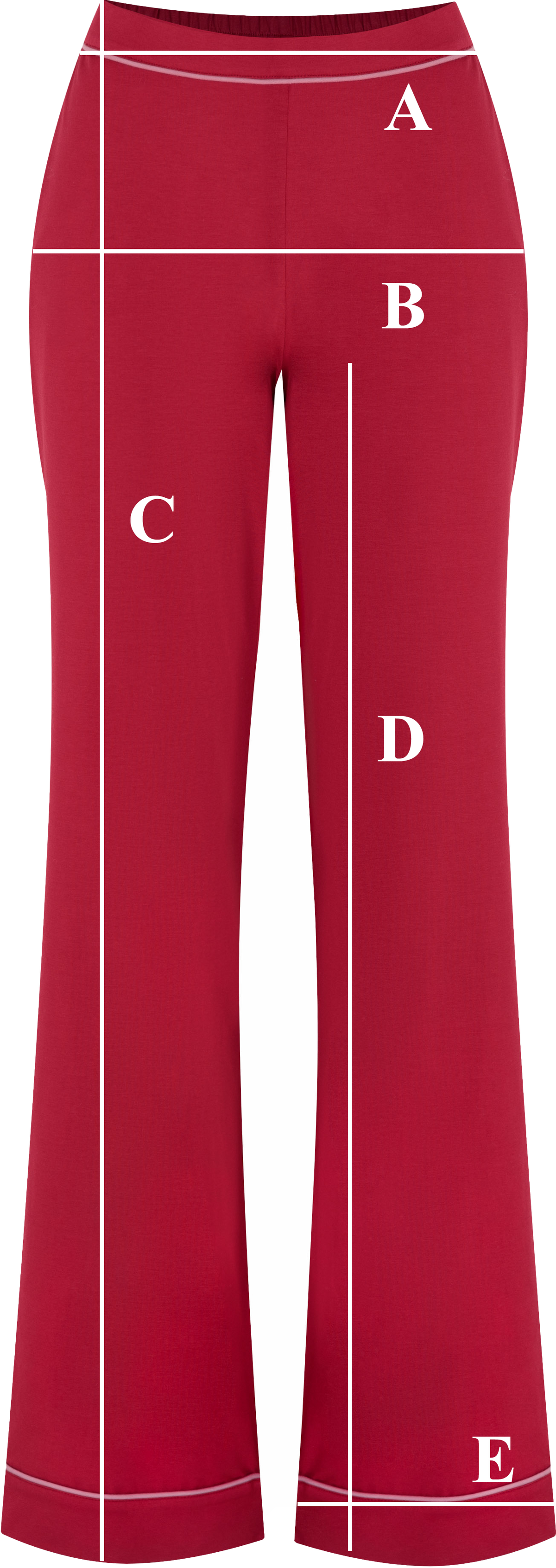 Spodnie Miss Comfy Red