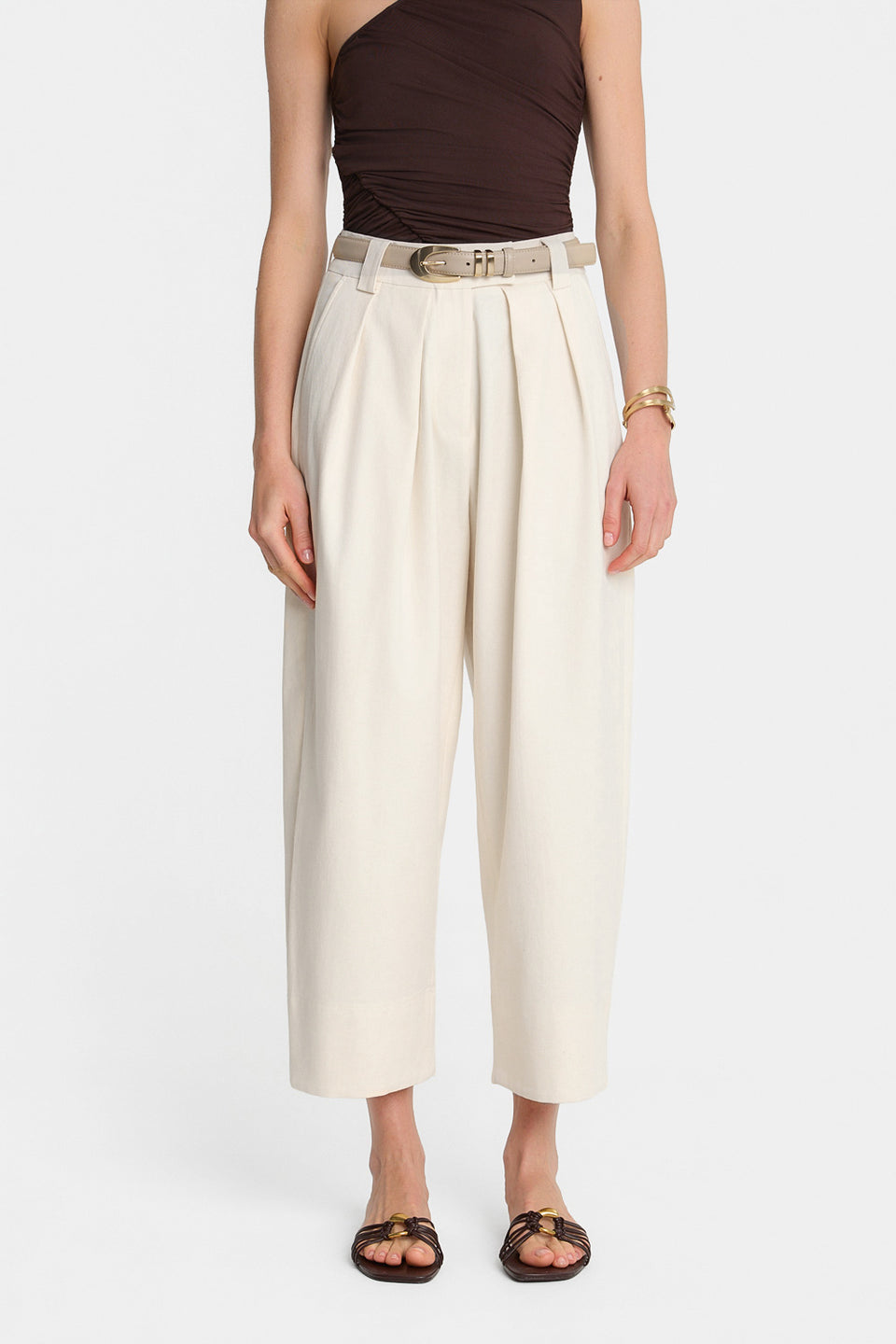 Spodnie Miss Elan Creme