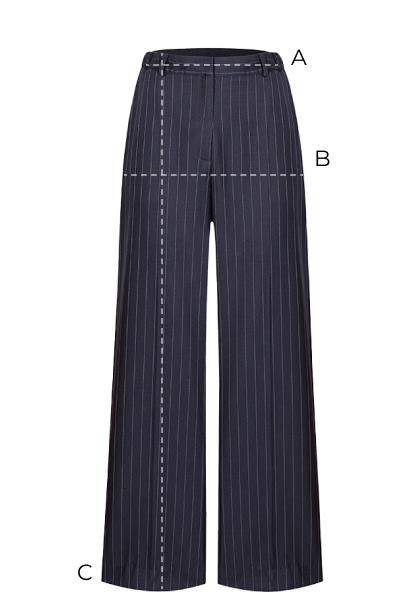 Spodnie Miss Ensamble Navy