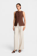 Spodnie Miss Etoile Creme