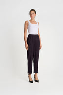 Spodnie Miss Heritage Melange Plum