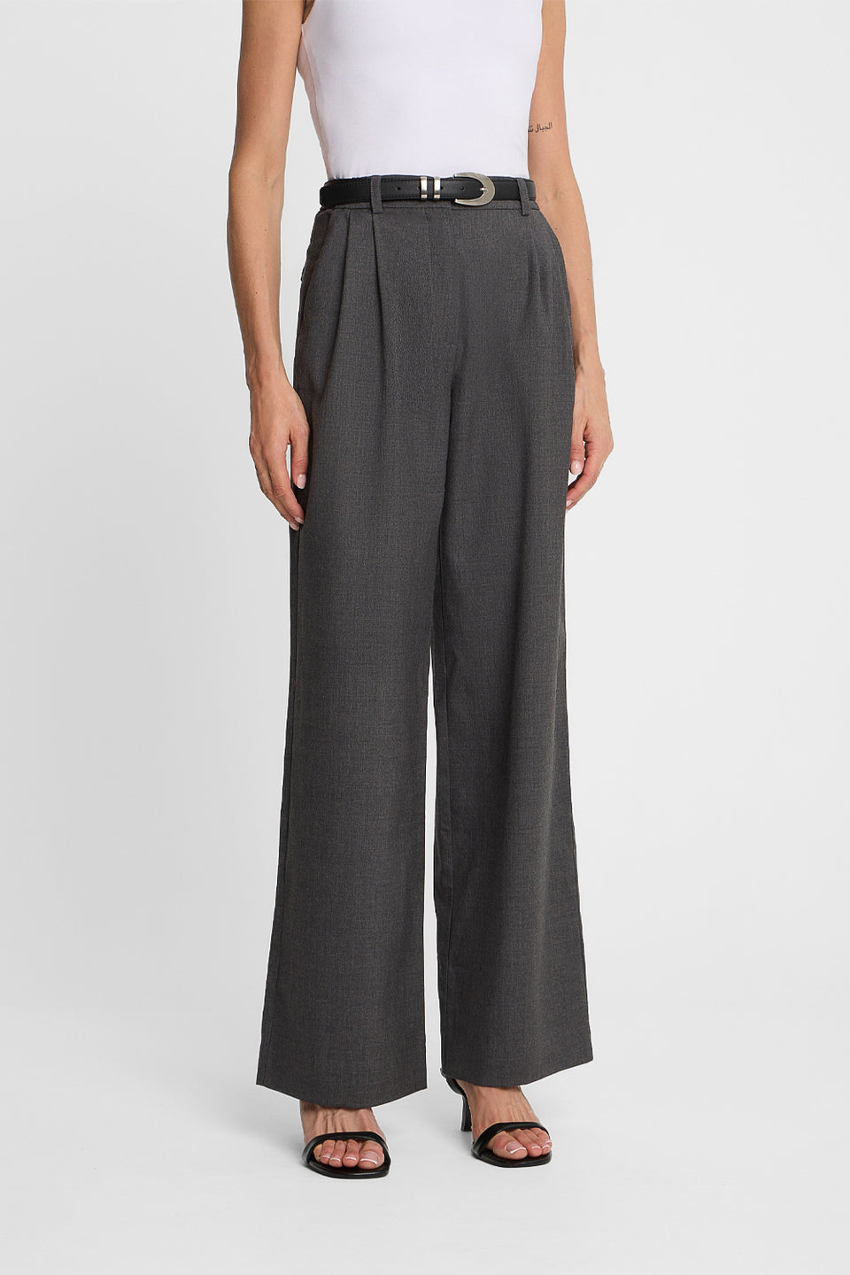 Miss Flowing Grey Trousers