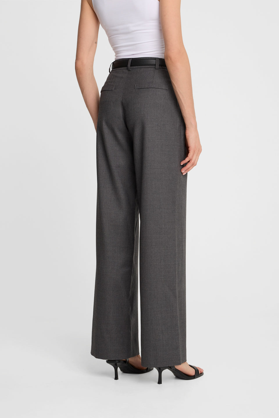 Miss Flowing Grey Trousers