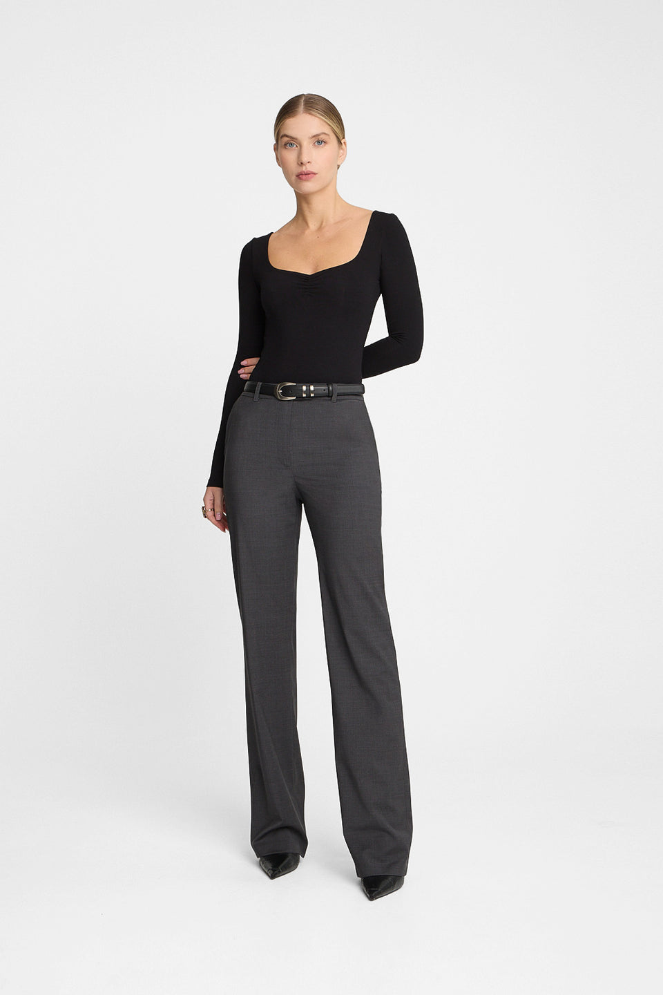 Miss Minimal Grey Trousers