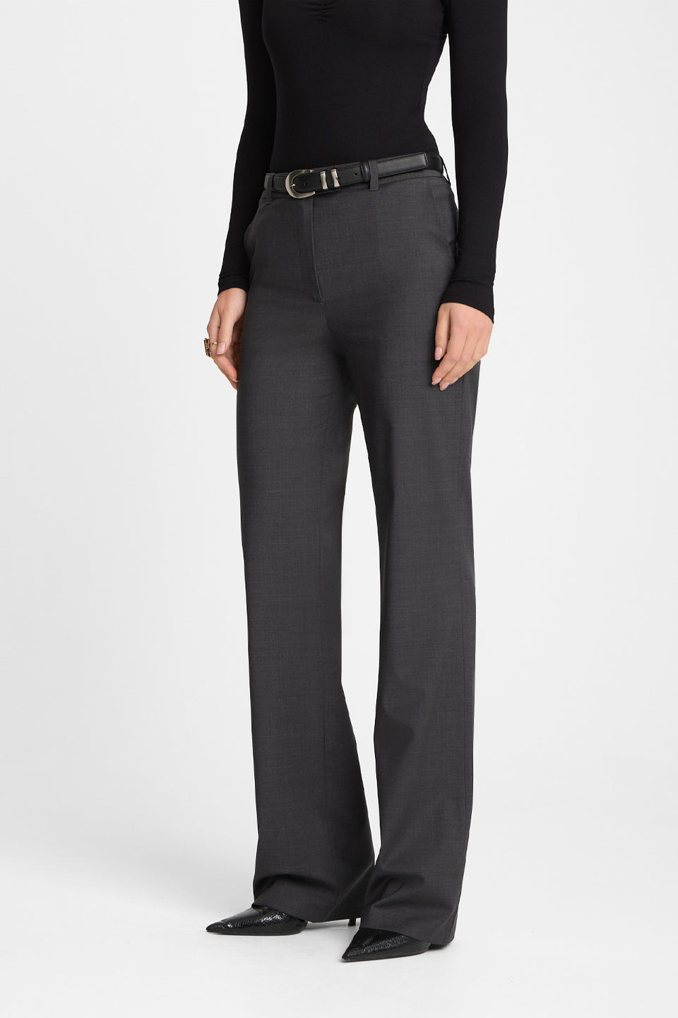 Miss Minimal Grey Trousers