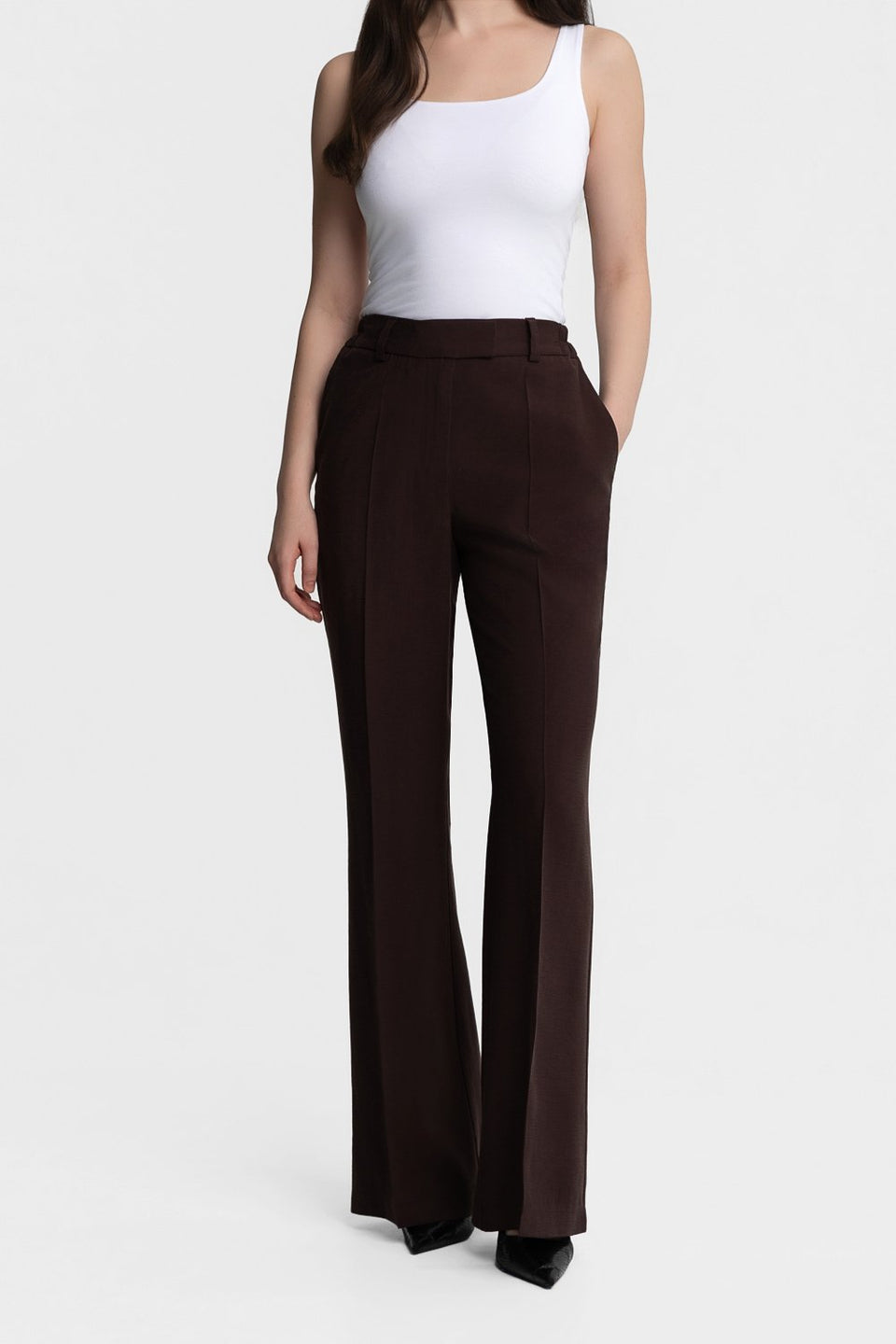 Miss Savvy Chocolate Trousers