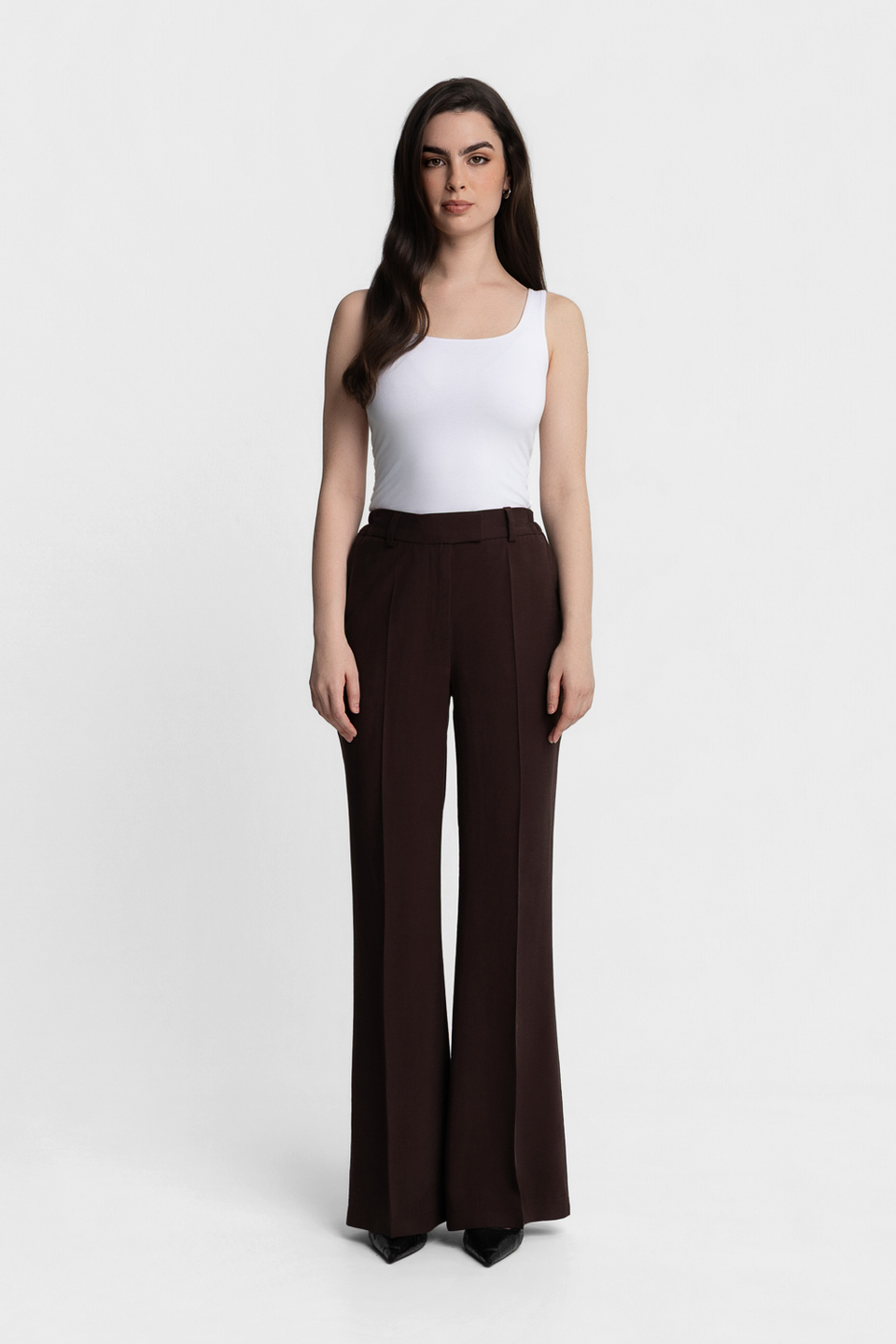 Miss Savvy Chocolate Trousers