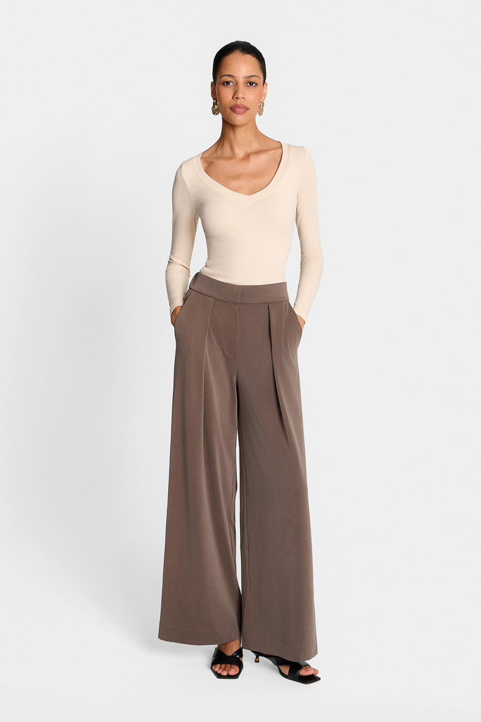 Spodnie Miss Tonya Taupe