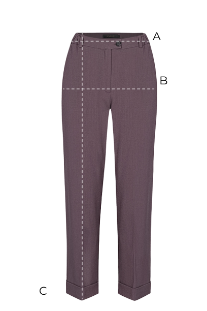 Spodnie Miss Unique Mauve
