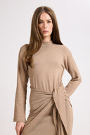 Miss Bonham Beige Dress